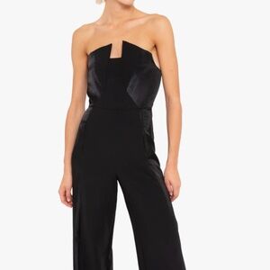 Black Halo Lena Color Block Jumpsuit Size 4 Great condition
